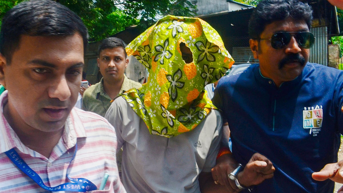 The accused being produced at Barasat court on 24 May (photo: PTI)