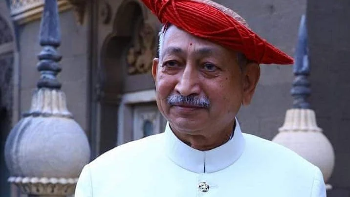Congress MP Shrimant Shahu, descendant of Chhatrapati Shivaji
(photo: @ss_suryawanshi/X)