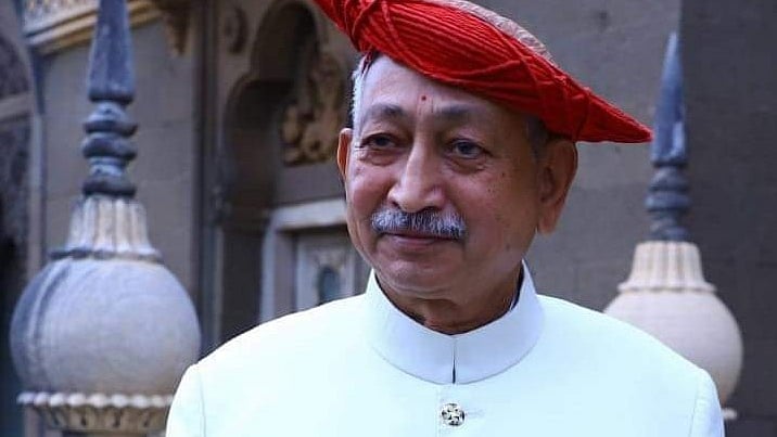 Congress MP Shrimant Shahu, descendant of Chhatrapati Shivaji
(photo: @ss_suryawanshi/X)
