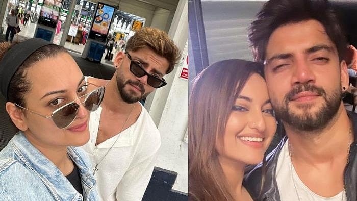 Sonakshi Sinha and Zaheer Iqbal (Image courtesy: social media)