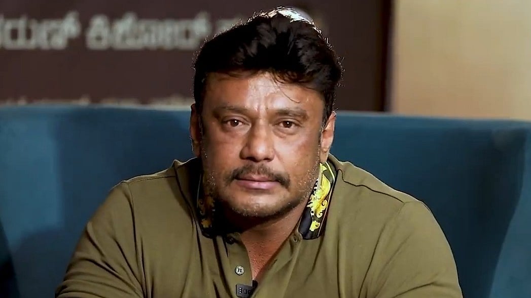 Kannada actor Darshan Thoogudeepa (screen grab: @dasadarshan/ X)