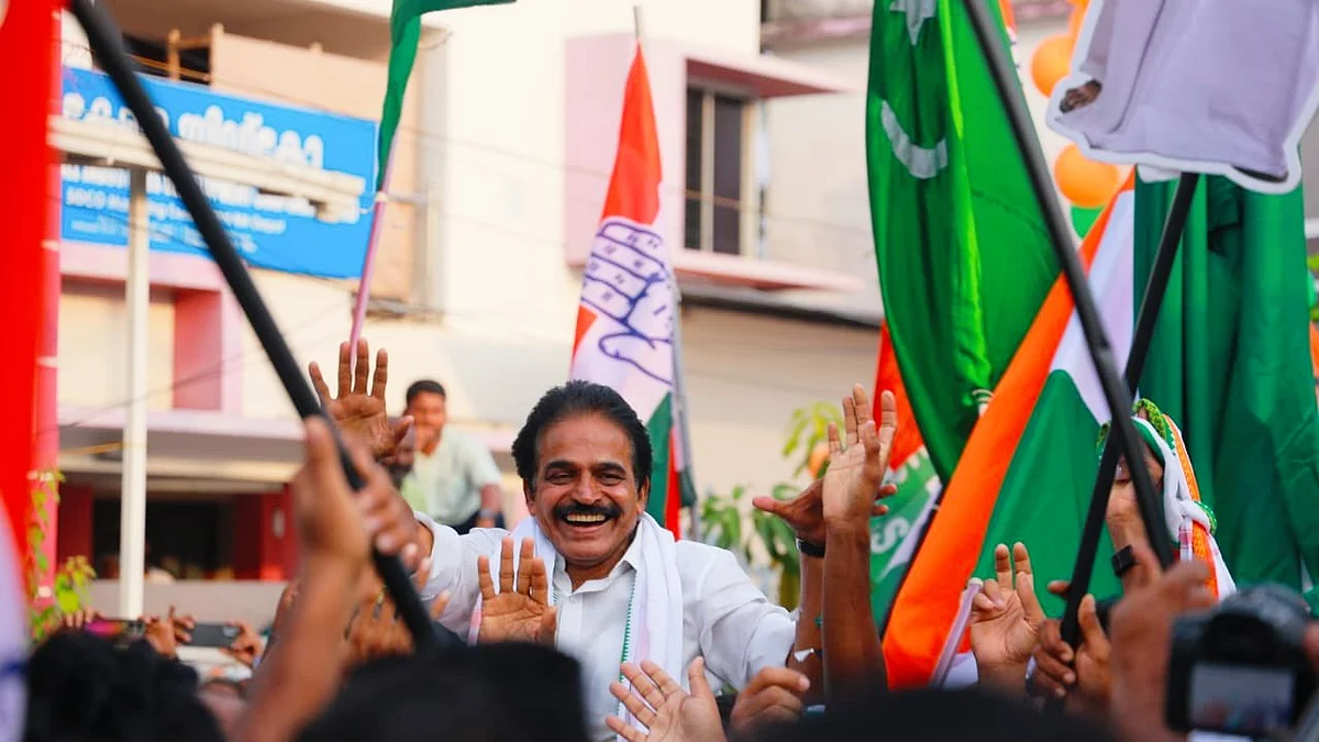 K.C. Venugopal in Alappuzha (photo: @kcvenugopalmp/X)