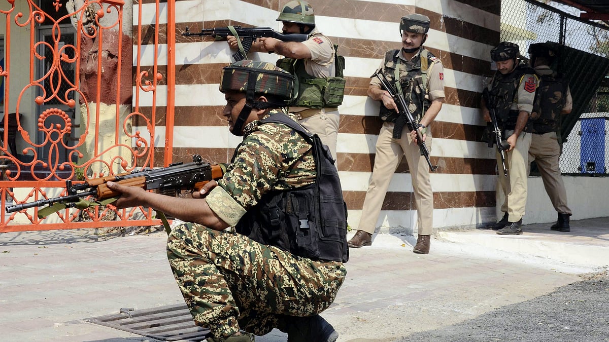 Forces placed to ensure a safe commencement of the annual yatra from 28 June (photo: PTI)