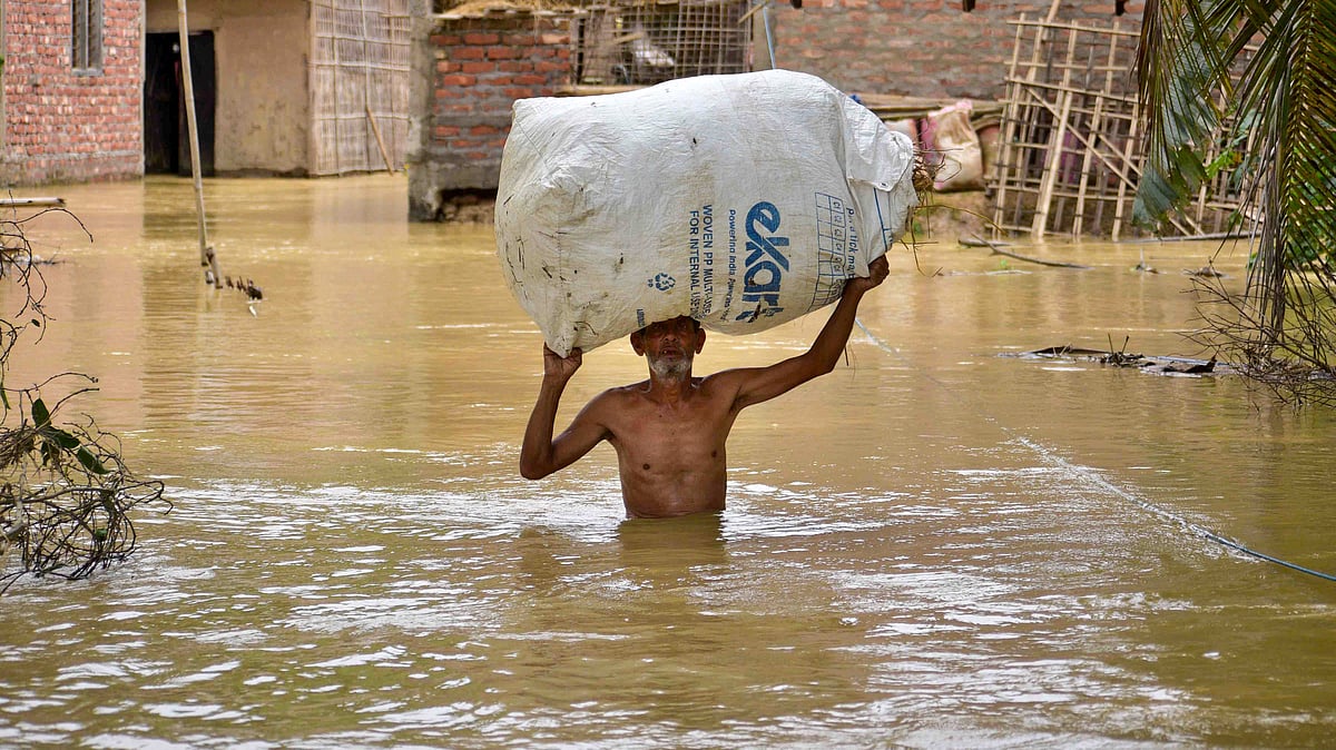 Assam flood: Six lakh people affected in 10 districts