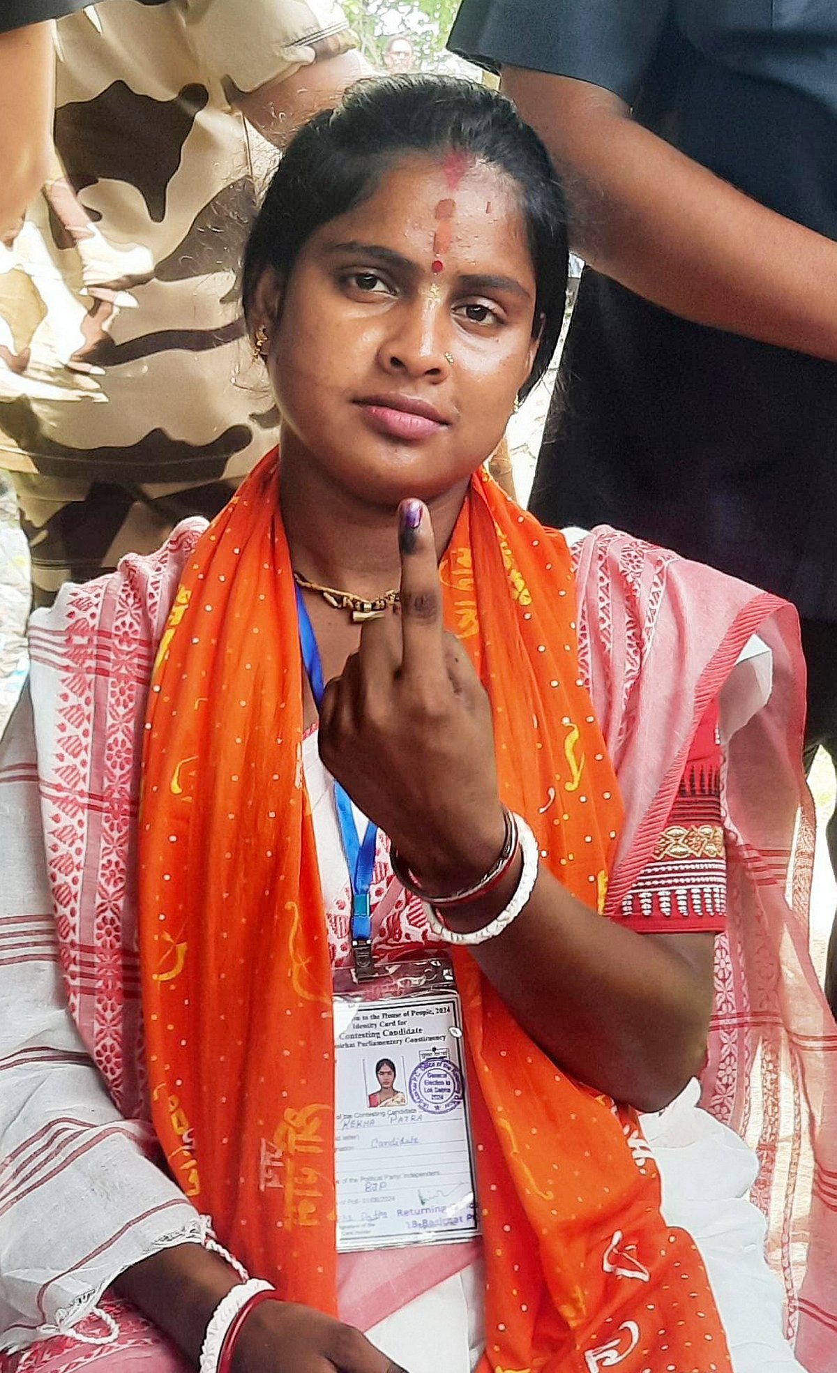 BJP candidate Rekha Patra from Sandeshkhali (photo: PTI)