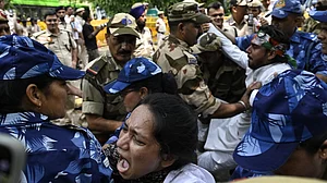 NEET-UG row: NSUI locks down NTA office in Delhi