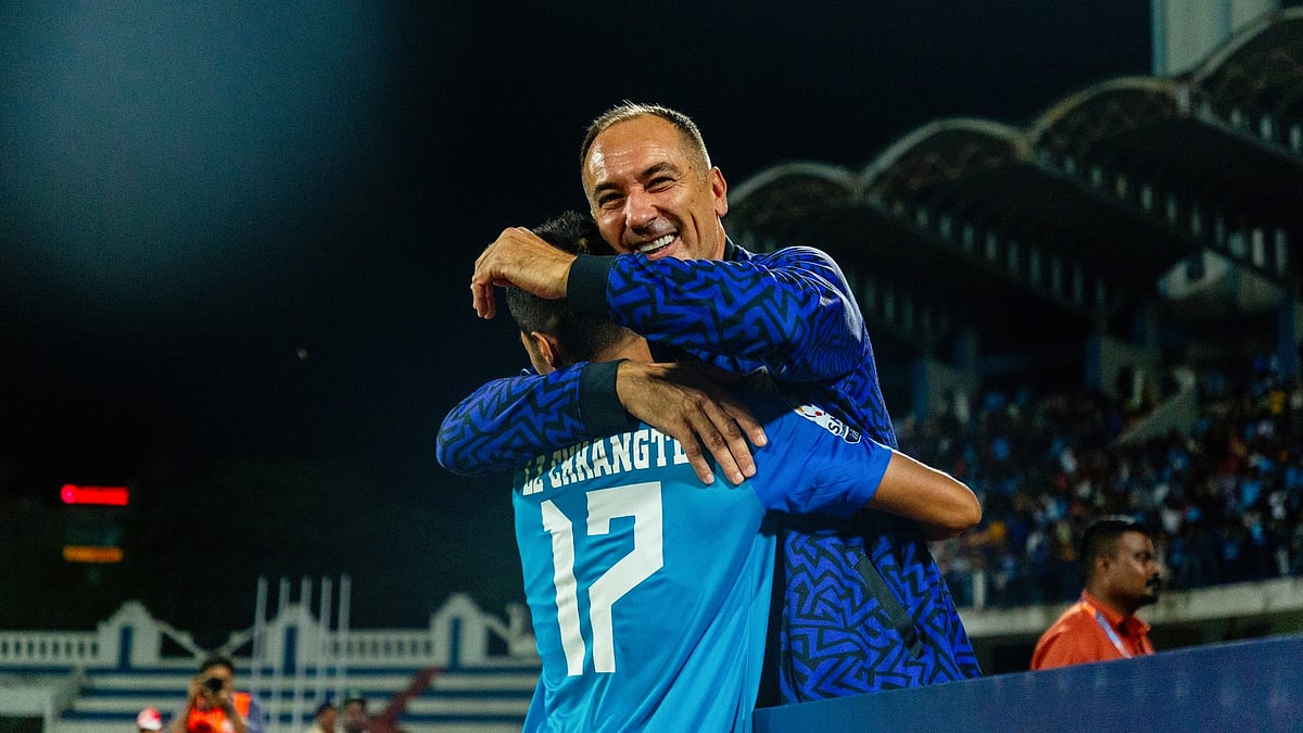 Stimac celebrating India's victory at the SAFF Championship 2023 (photo: @stimac_igor/X)