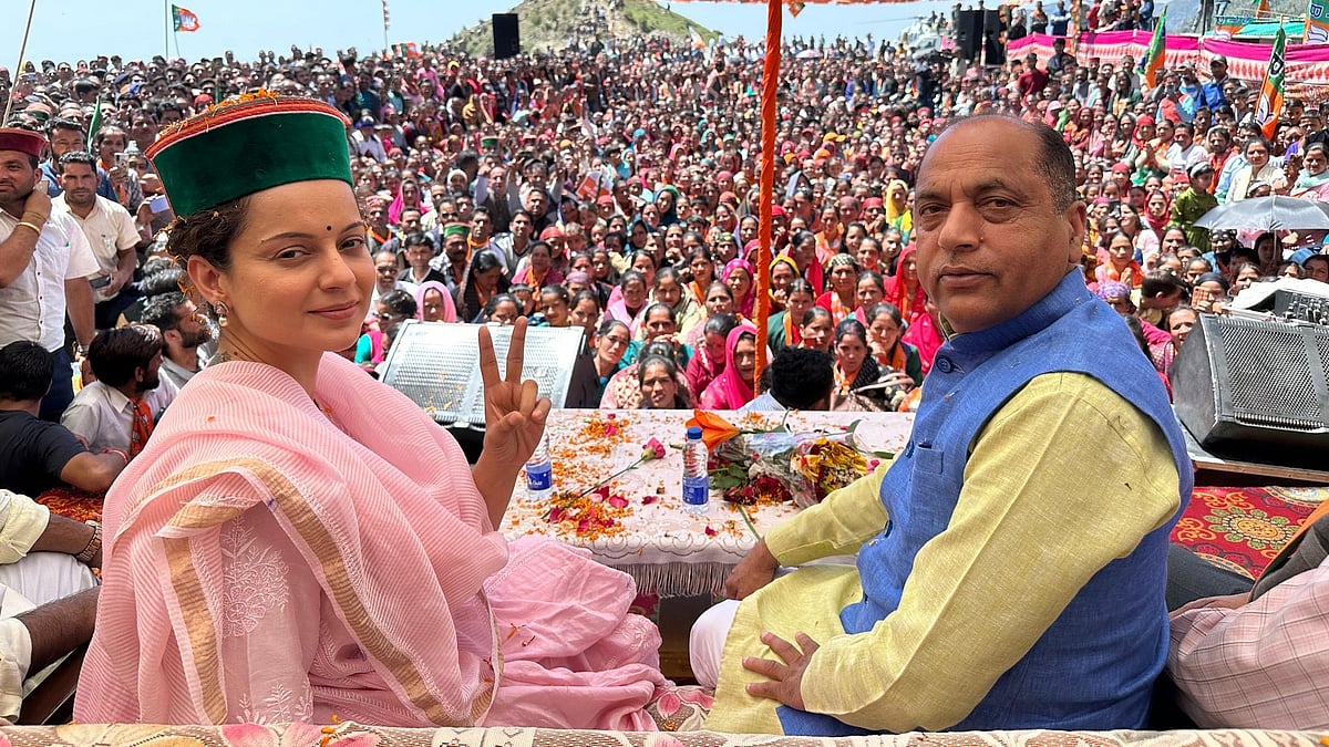 Kangana Ranaut during her election campaign (photo: @KanganaTeam/X)