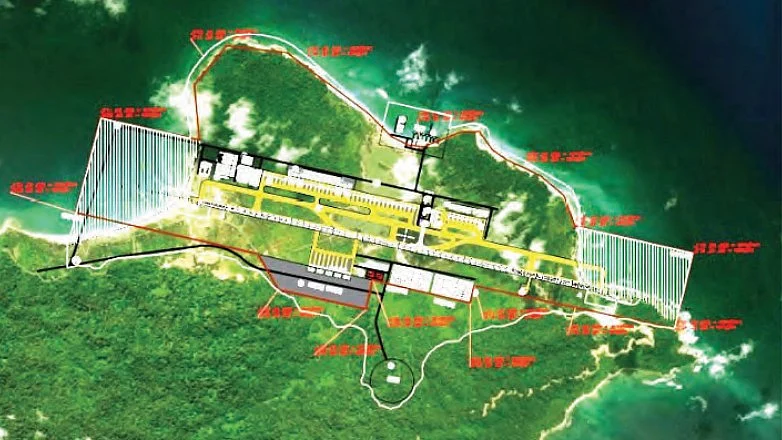 The site plan of the
Great Nicobar Project