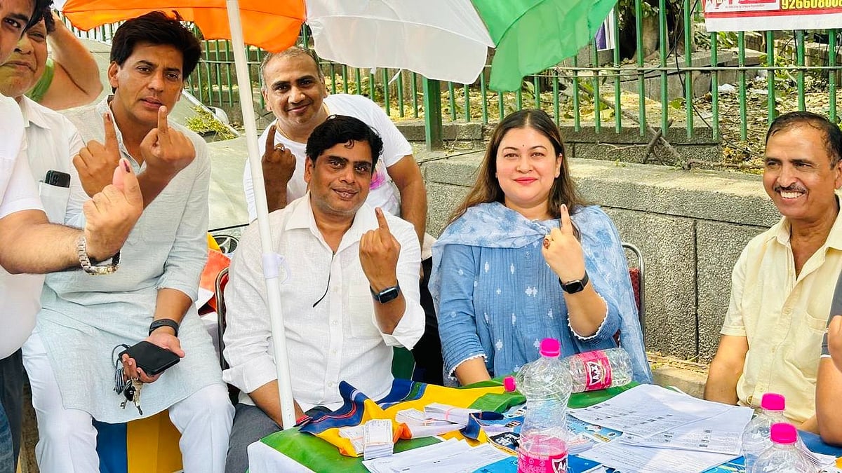 File photo of Congress national spokesperson Ragini Nayak during the recent polls (photo: @NayakRagini/X)