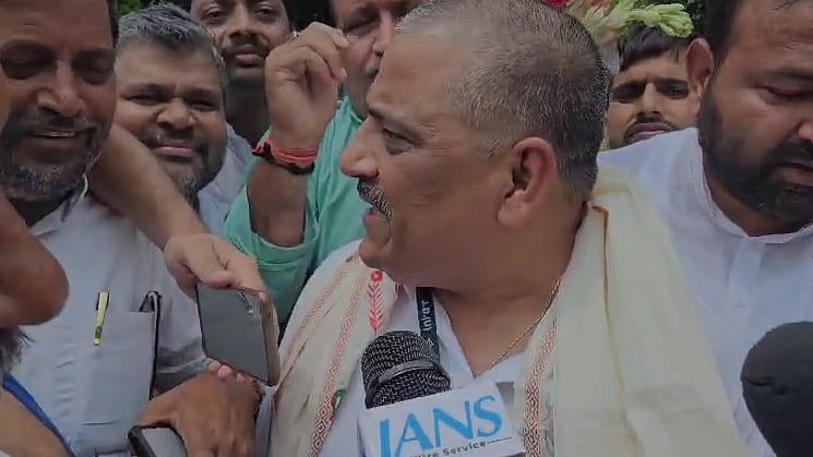 Rajya Sabha MP Sanjay Jha of the JD(U)