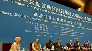 Why was India missing at Panchsheel conference in Beijing?