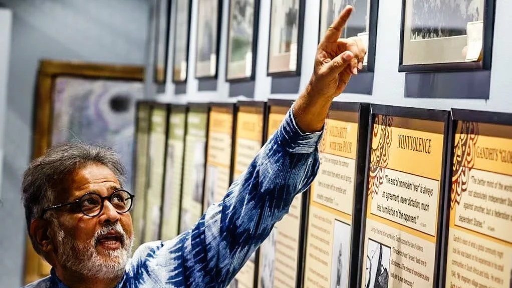 Tushar Arun Gandhi, great-grandson of Mahatma Gandhi (photo: @INTusharGandhi/X)