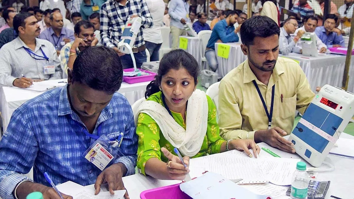 A vote counting centre (Representative image)