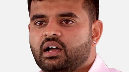 Prajwal Revanna, sitting JD(S) MP and candidate for Hassan (photo: IANS)