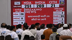 LS trends: BJP short of majority, NDA likely to cross halfway mark