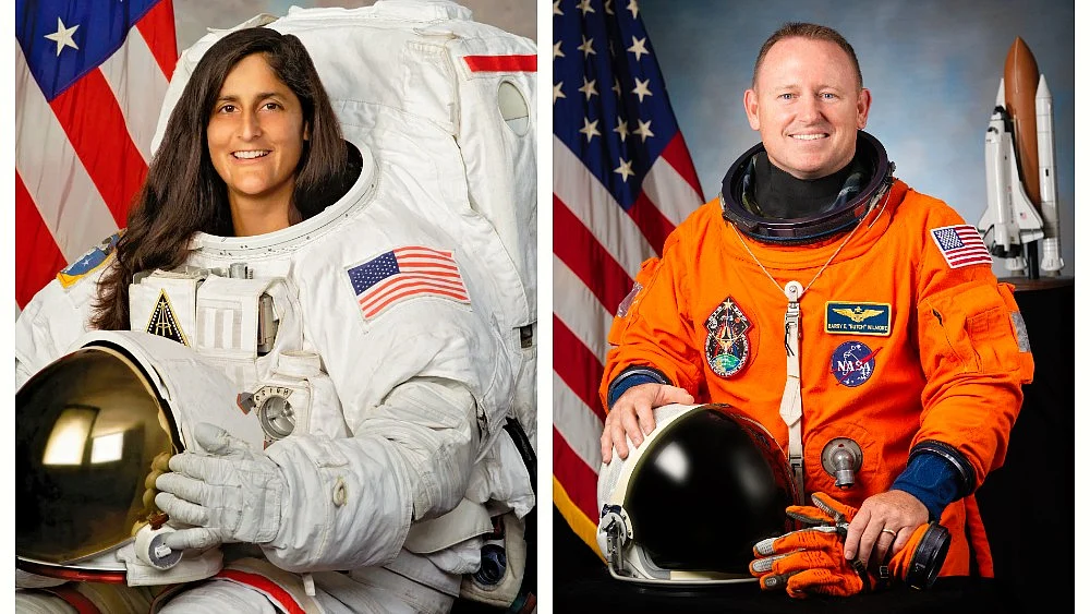 File images of Sunita Williams and Butch Wilmore (photo: NH)