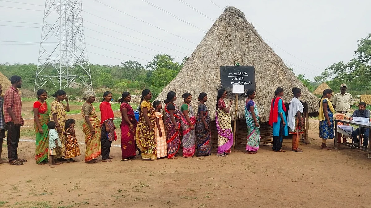 It was rural India that put the brakes on the BJP (photo courtesy: @ECISVEEP/X)