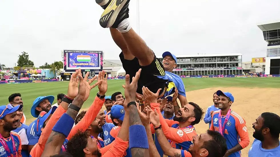T20 World Cup a parting gift for Rahul Dravid as he ends term on a high