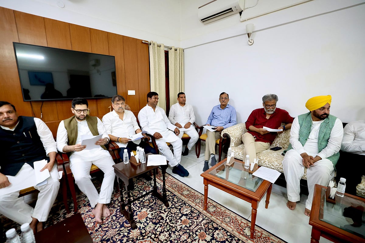 In Photos: I.N.D.I.A. bloc leaders meet in New Delhi