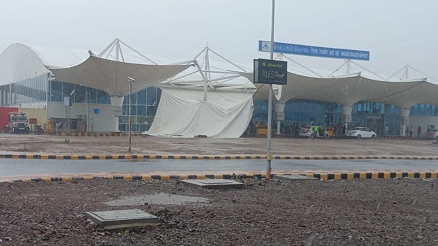 Rajkot airport canopy collapses a day after Delhi Terminal-1 mishap