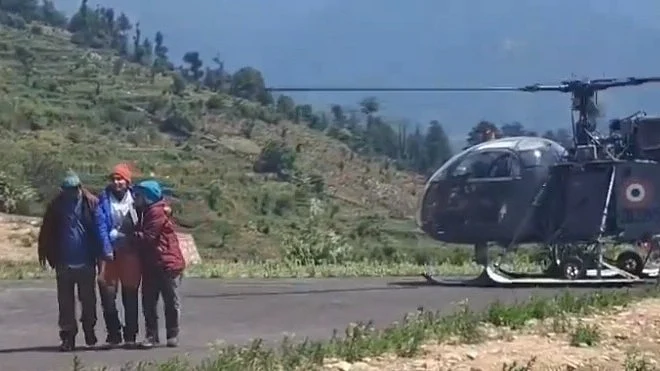 Sahastratal rescue operation where 10 trekkers have been rescued so far