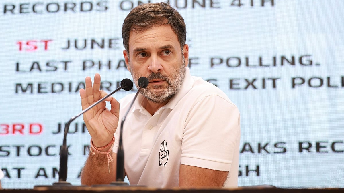 Rahul Gandhi attends a press meet on 6 June (photo: @RahulGandhi/X)