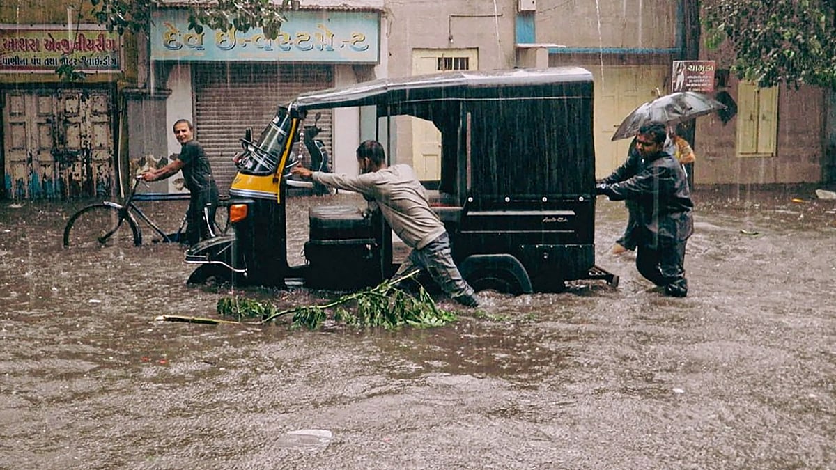 Gujarat rain fury: Flood-like situation in Saurashtra; NDRF teams deployed