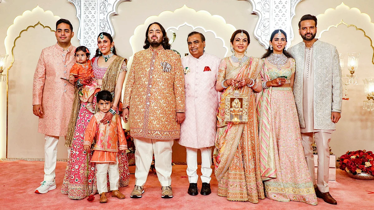 A family photo, minus the bride