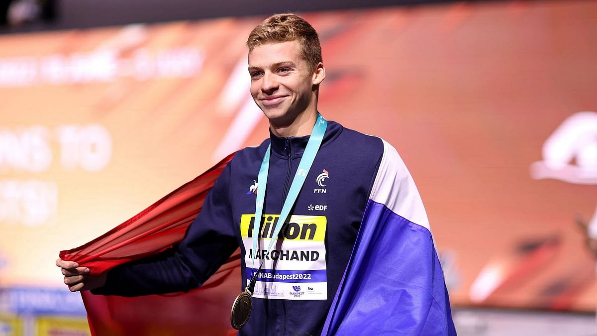 French swimmer Leon Marchand