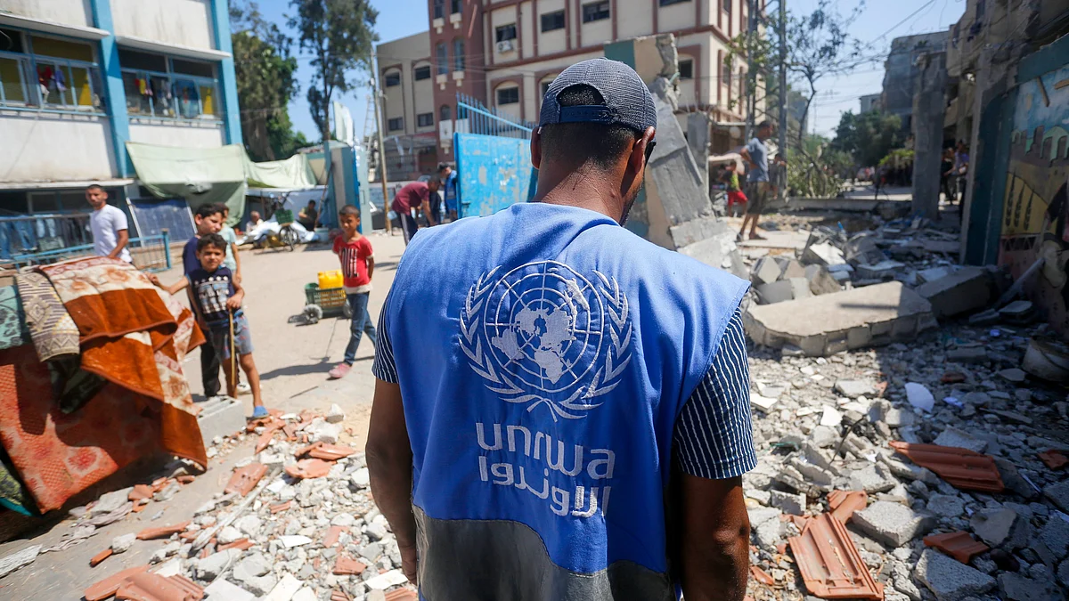 Over 450 attacks affecting UNRWA Gaza premises reported since the conflict began (photo: @UNRWA/X)