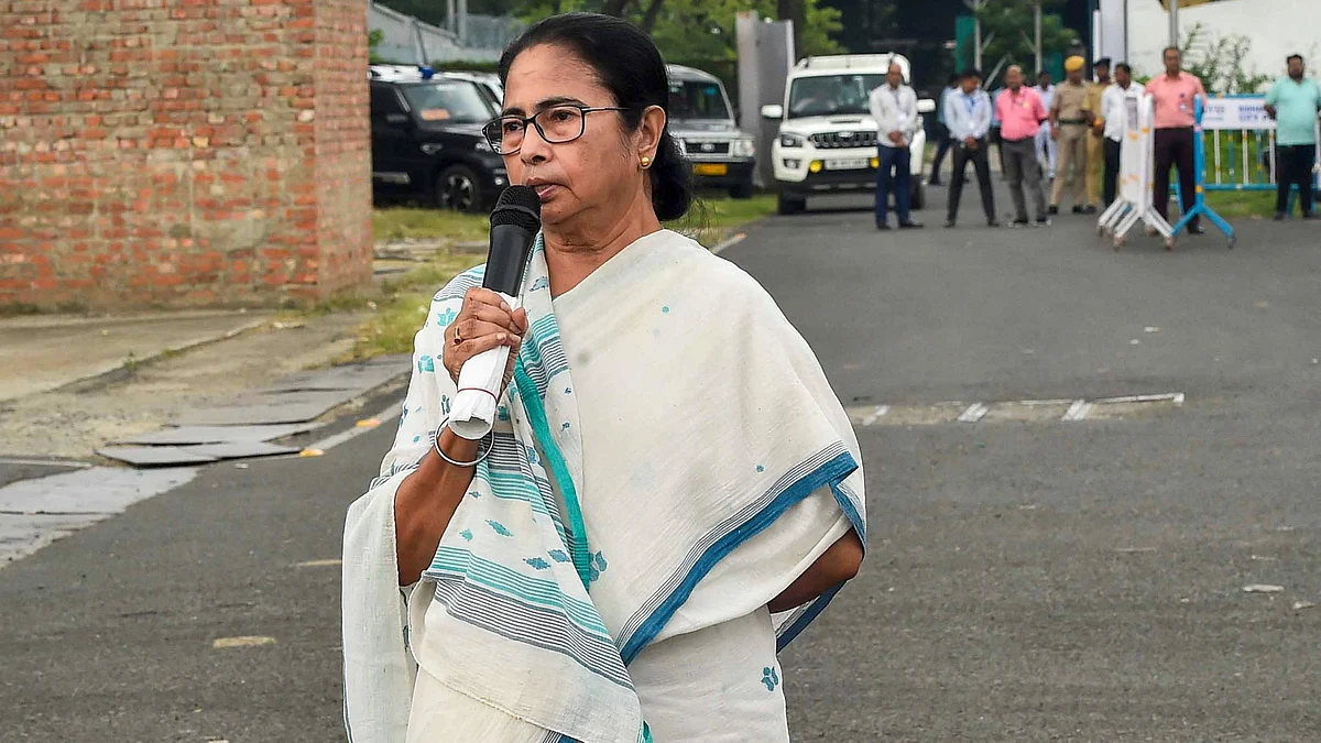 West Bengal CM Mamata Banerjee in Kolkata on 11 July (photo: PTI)