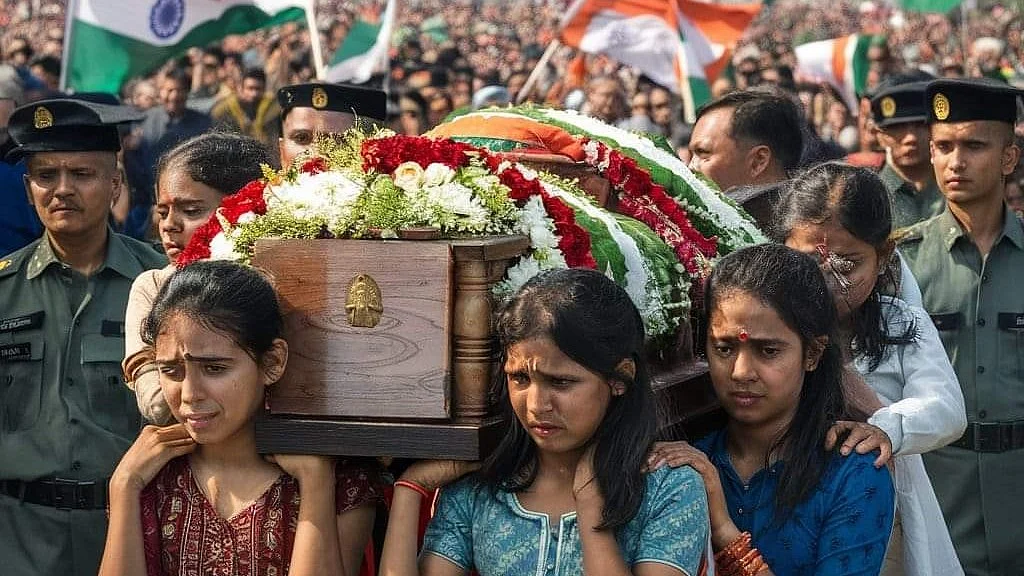On 15 July, Major Brijesh Thapa and three other soldiers were killed in Doda (photo: @imkundan_singh/X)