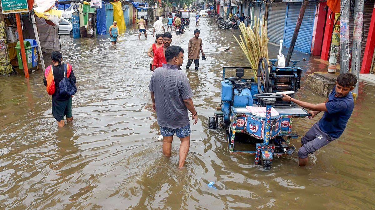 Bihar: Many rivers touch danger levels in several districts after heavy rain