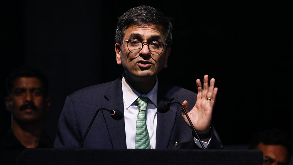 D.Y. Chandrachud in Nagpur on 5 April (photo: PTI)
