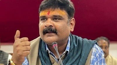 Former BJP MP from Kannauj Subrat Pathak (photo: @SubratPathak12/X)