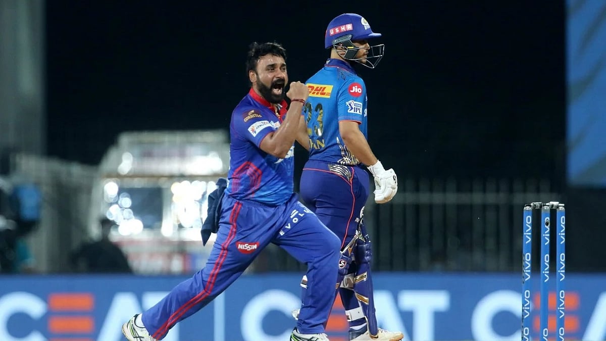 Amit Mishra, former India leg spinner, in action during IPL (photo: BCCI/IPL)