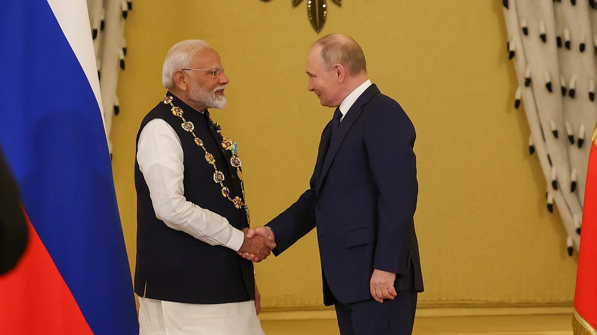 PM Modi concluded a historic visit to Russia (photo: @narendramodi/X)