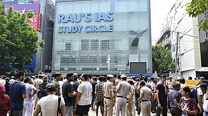 IAS coaching centre owner, coordinator held after 3 deaths, students protest