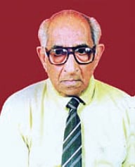 Premdatta Varma, who threw a chappal at Jai Gopal inside the
courtroom. (Photo courtesy: Prof. Chaman Lal)