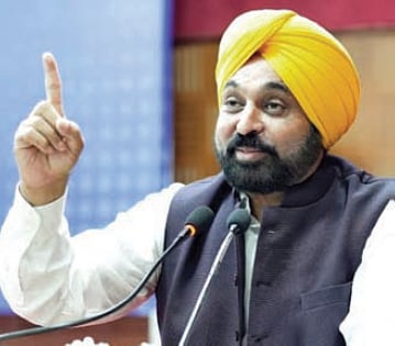 Punjab chief minister and AAP leader Bhagwant Mann