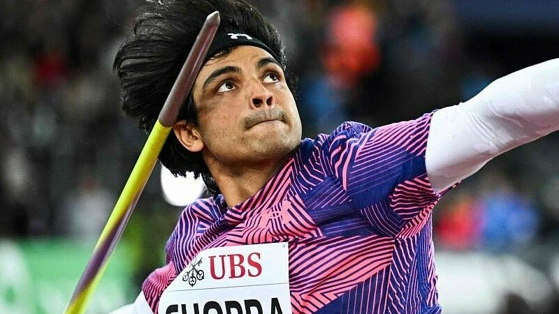 Neeraj Chopra in action