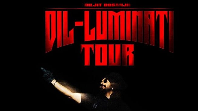 Diljit Dosanjh's Dil-Luminati tour poster