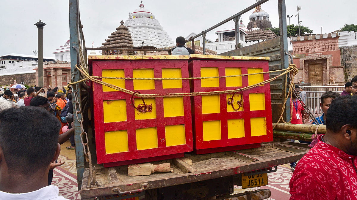The revered treasury of the 12th-century Jagannath temple