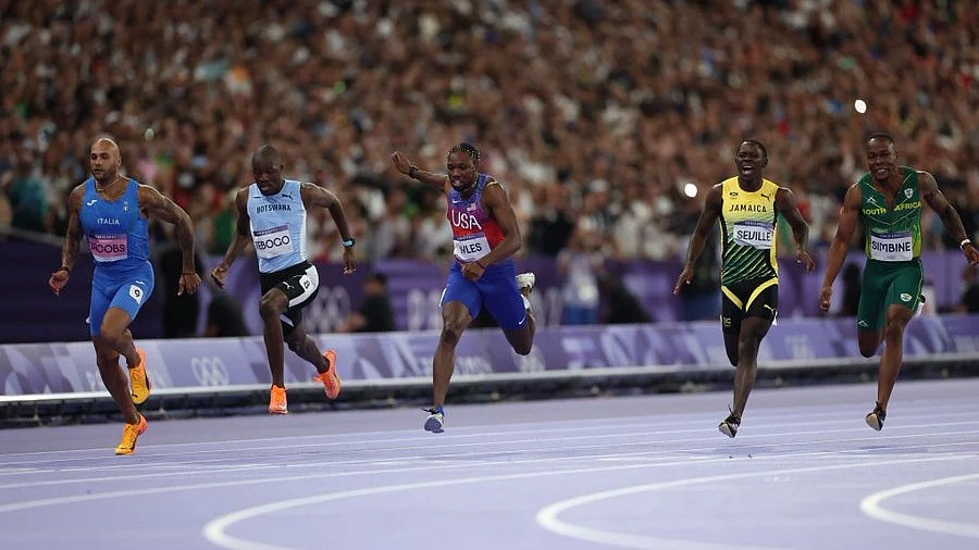 American sprinter Noah Lyles secures the Olympic men’s 100m title (photo: @Paris2024/X)