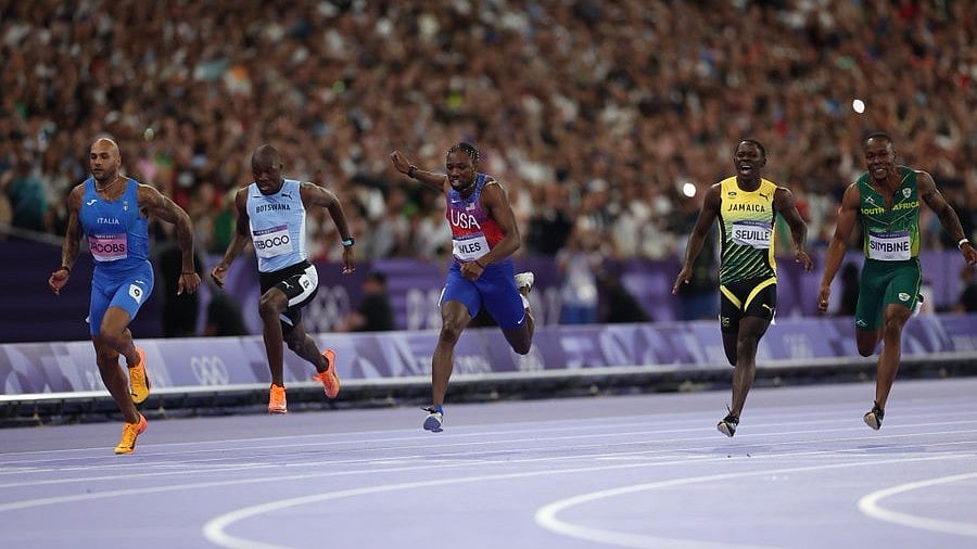 American sprinter Noah Lyles secures the Olympic men’s 100m title (photo: @Paris2024/X)