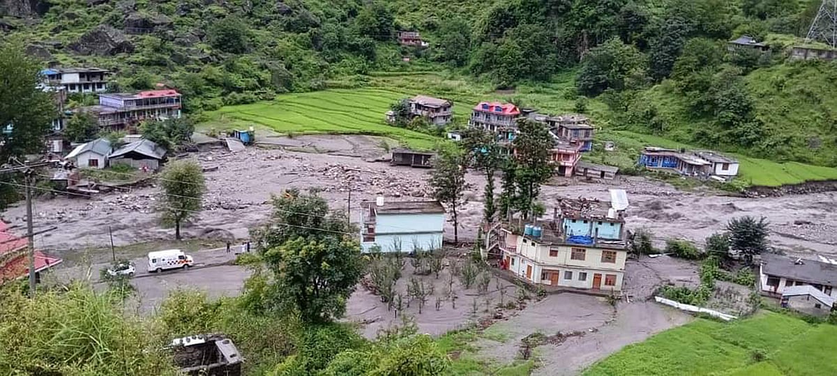 Heavy rains have washed away roads, bridges, and damaged hydro power projects in Himachal Pradesh (photo: PTI)