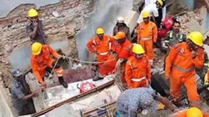 Woman killed, several injured after two houses collapse in Varanasi