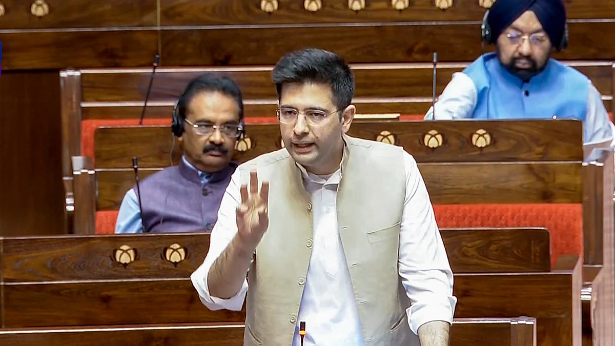 AAP MP Raghav Chadha speaks in Rajya Sabha