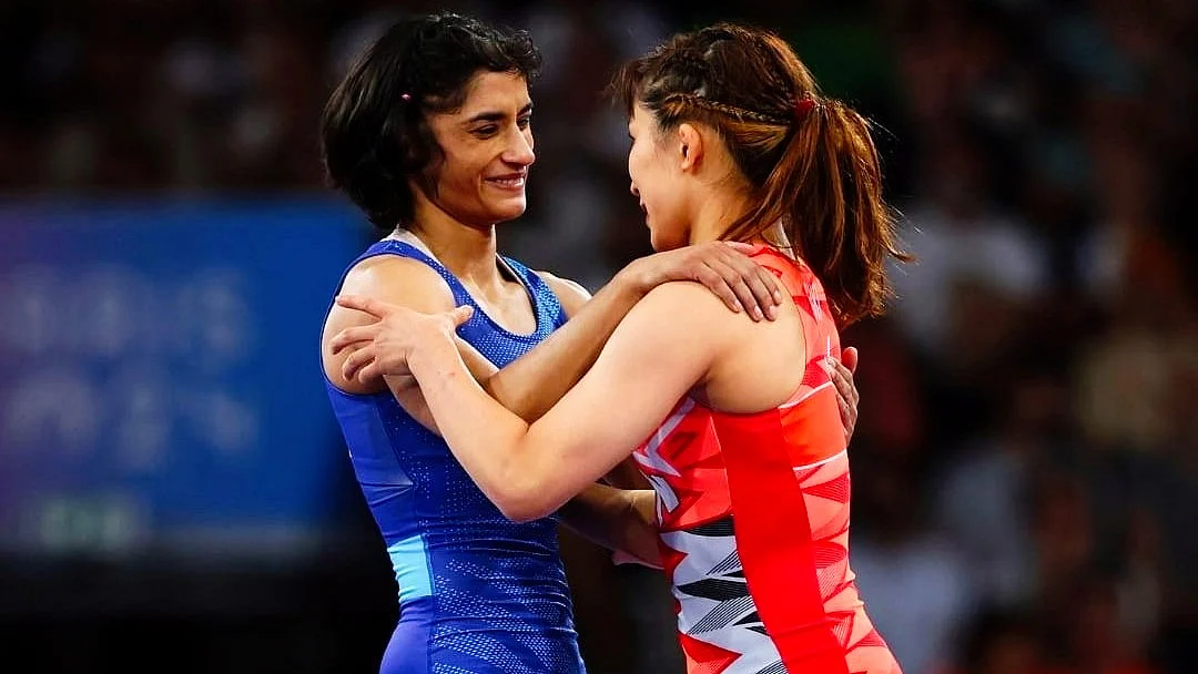 Vinesh Phogat defeated Oksana Livach of Ukraine to enter the semi-finals (photo: WFI)